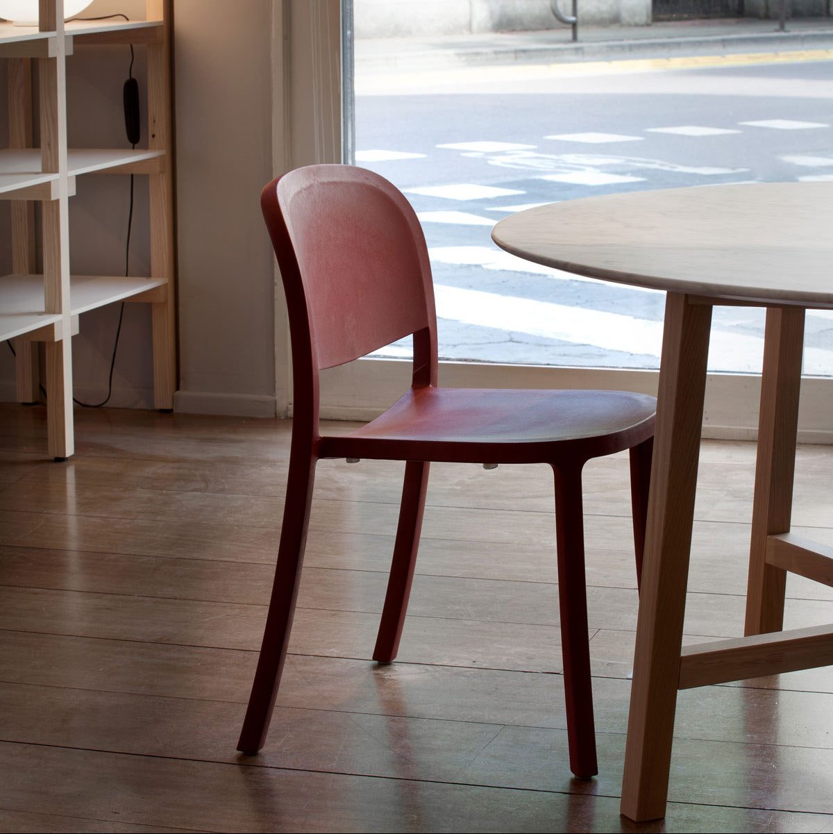 1 Inch Reclaimed Chair by Emeco, in situ