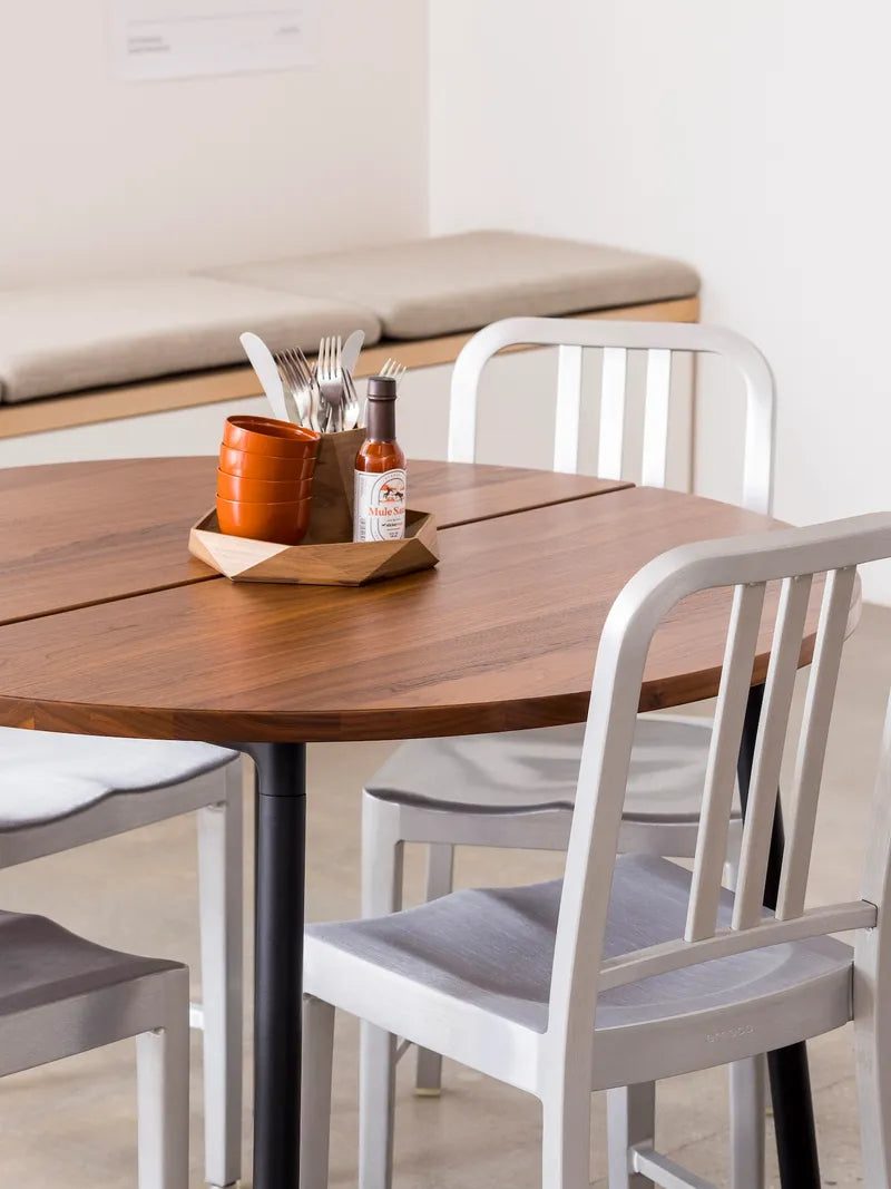 1006 Navy Chair by Emeco, in situ