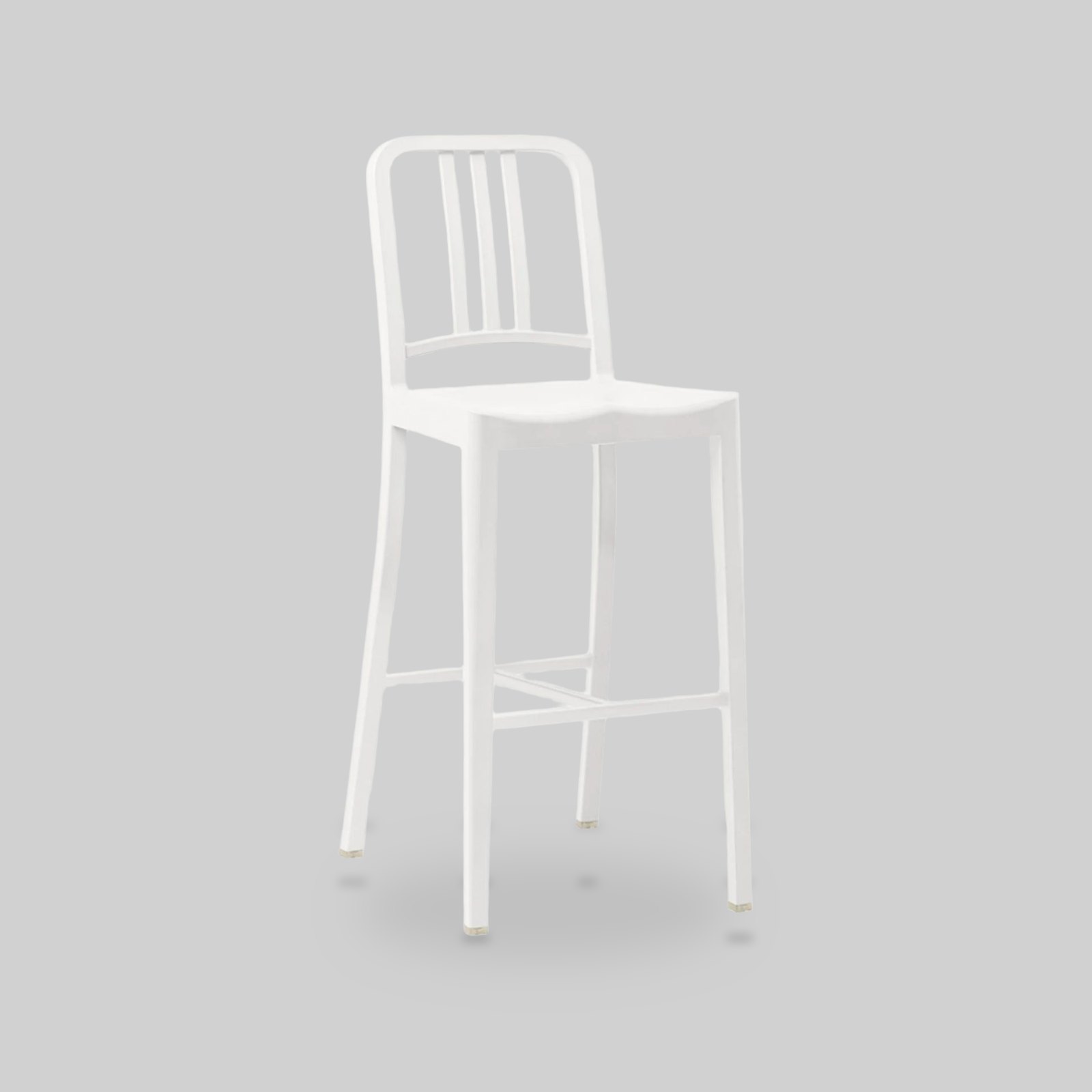111 Navy Barstool by Emeco