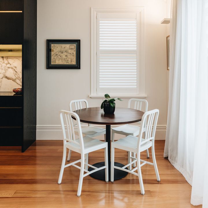 111 Navy Chair by Emeco, in situ