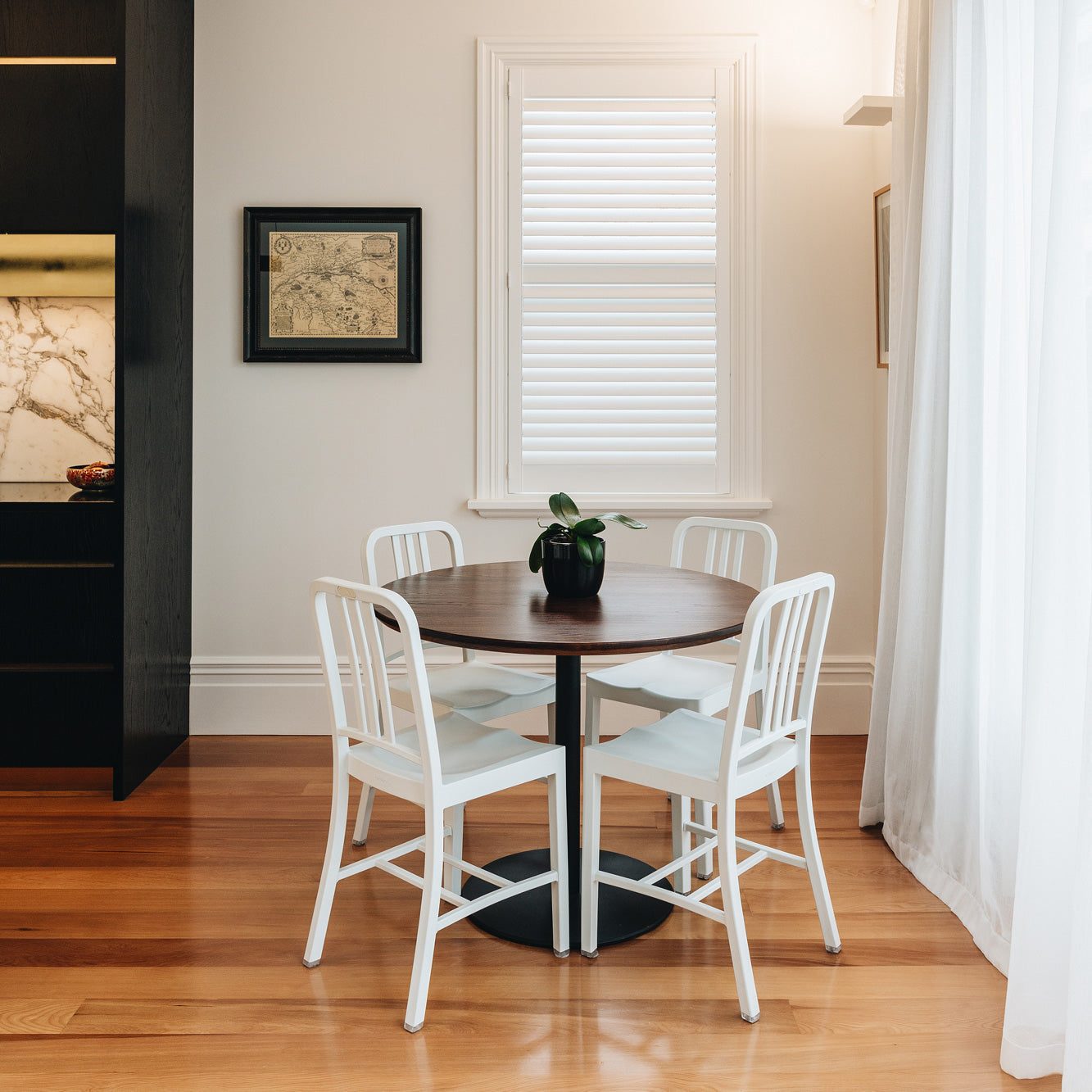 111 Navy Chair by Emeco, in situ