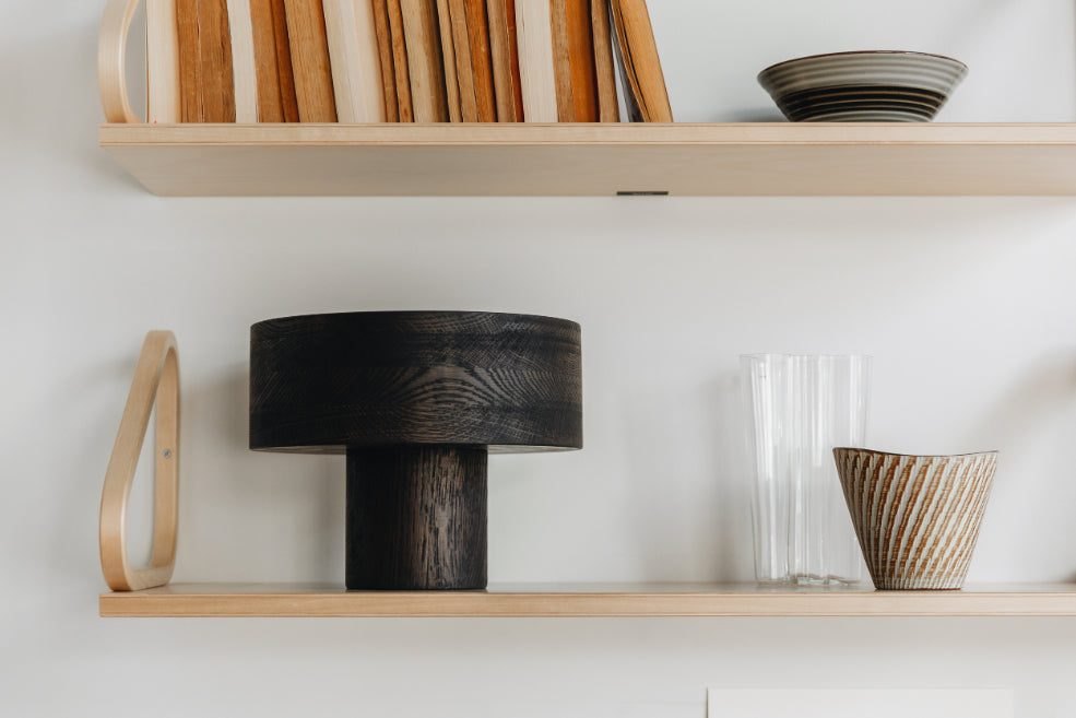 112B Wall Shelf by Artek, in situ