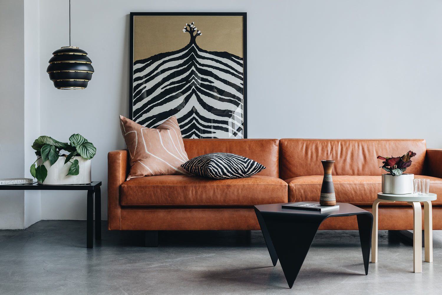 153A Bench by Artek, in situ