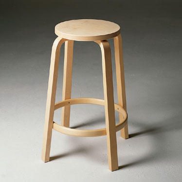 64 Stool by Artek, in situ