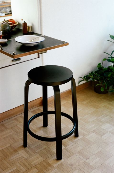 64 Stool by Artek, in situ, view 5