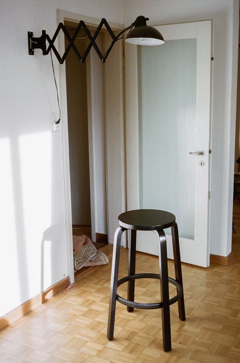 64 Stool by Artek, in situ, view 6