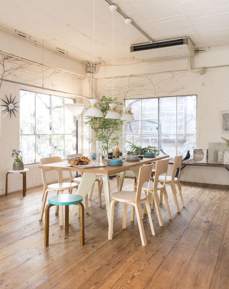 66 Chair by Artek, in situ