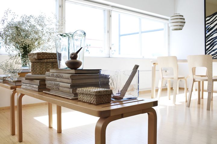 66 Chair by Artek, in situ, view 3