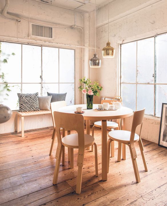66 Chair by Artek, in situ, view 5