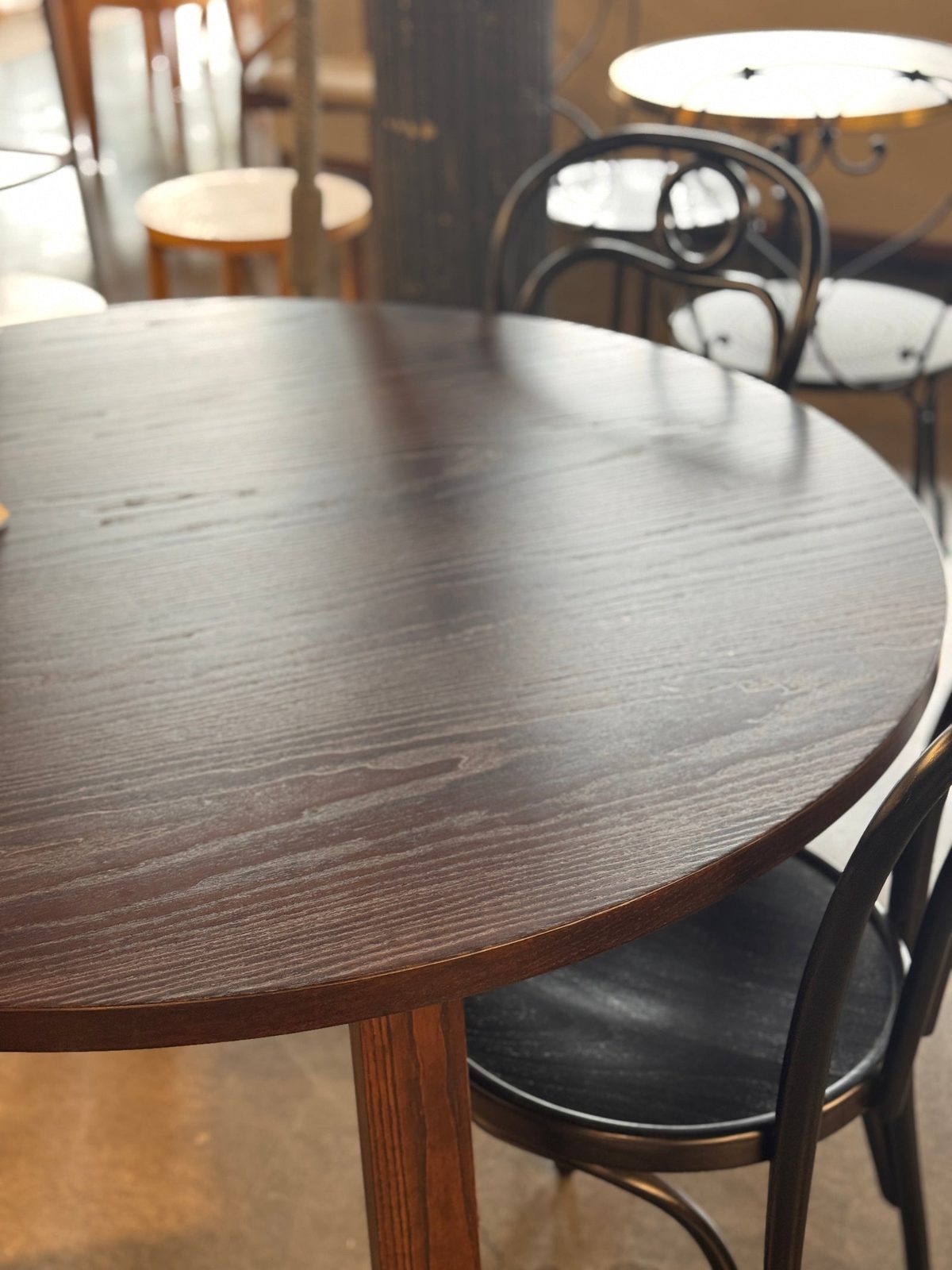 Bach 1.2m Round Table by KMS, in situ