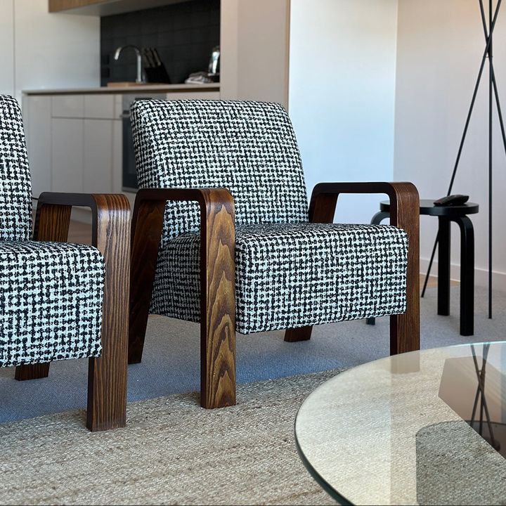 Bach Lounge Chair by KMS, in situ