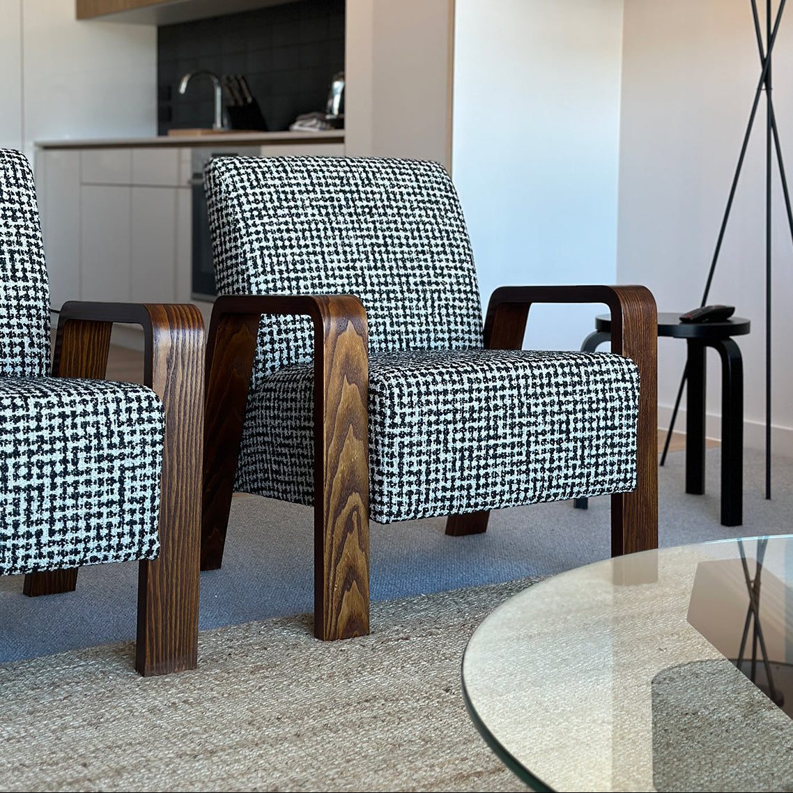 Lounge chairs by KMS