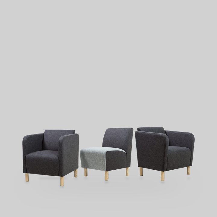 Dusky Lounge Chair by KMS, view 3