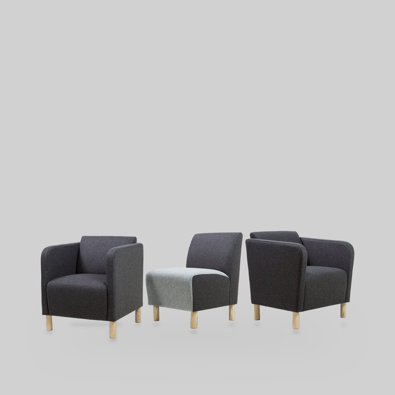 Dusky Lounge Chair by KMS, detail