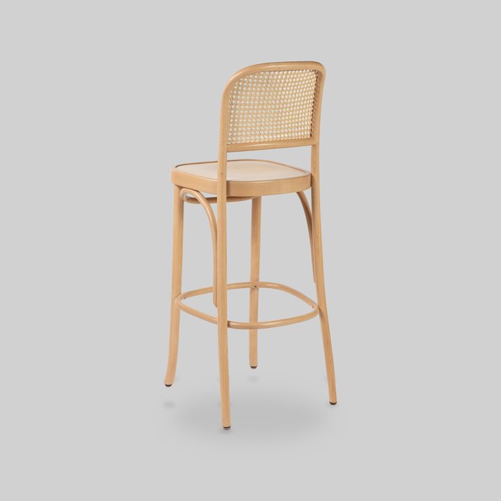 Hoffmann Barstool by Thonet, view 2