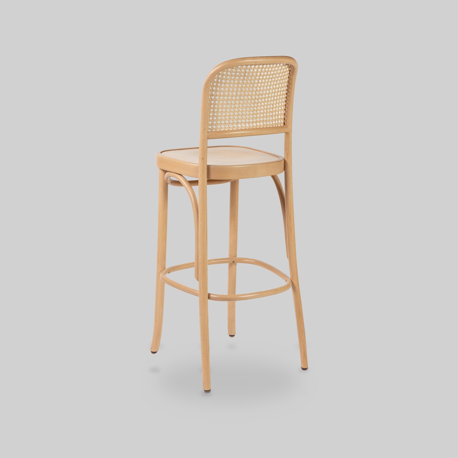 Hoffmann Barstool by Thonet, detail