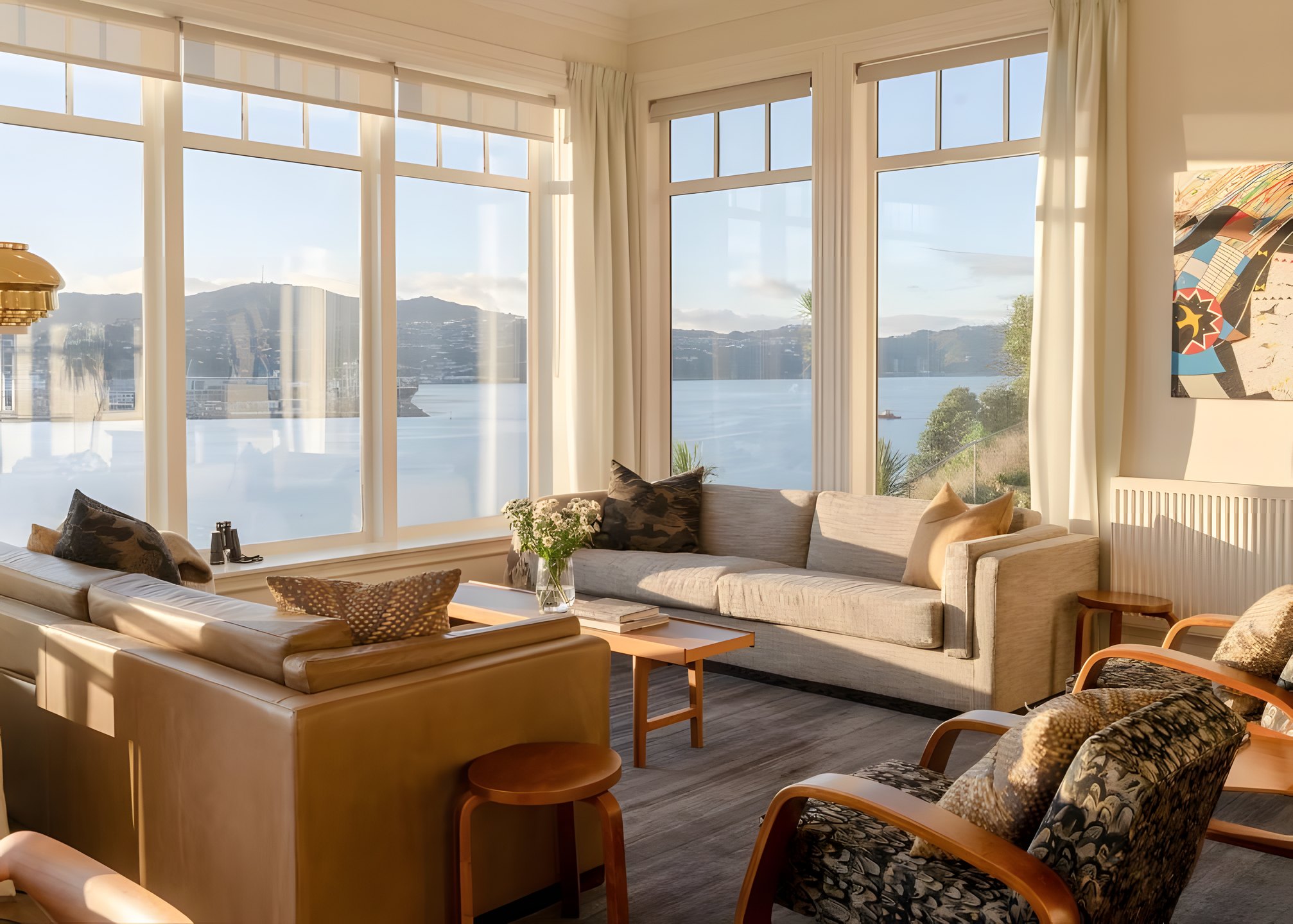 Hollyford sofa by KMS in a Wellington residence