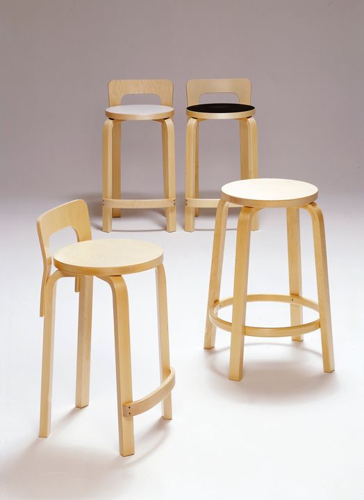 K65 Stool by Artek, in situ