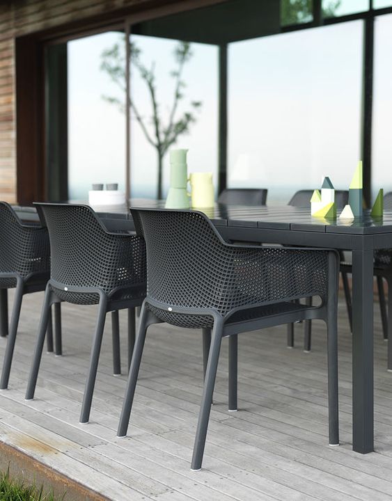 Net Armchair by Nardi, in situ, view 3