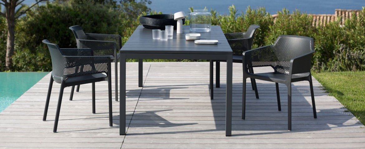 Net Armchair by Nardi, in situ