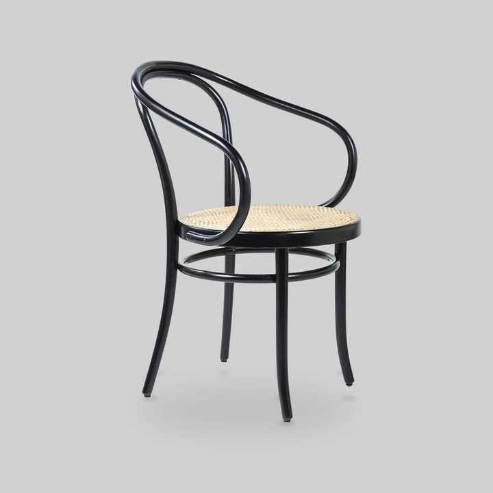 No. B9 Le Corbusier Cane Seat Arm Chair by Thonet