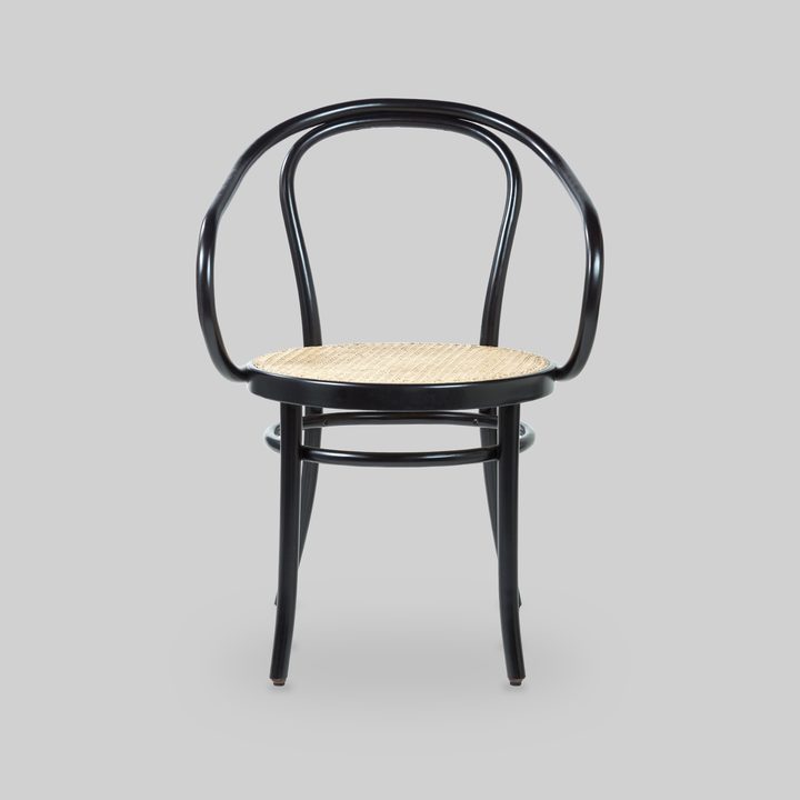 No. B9 Le Corbusier Cane Seat Arm Chair by Thonet, view 3