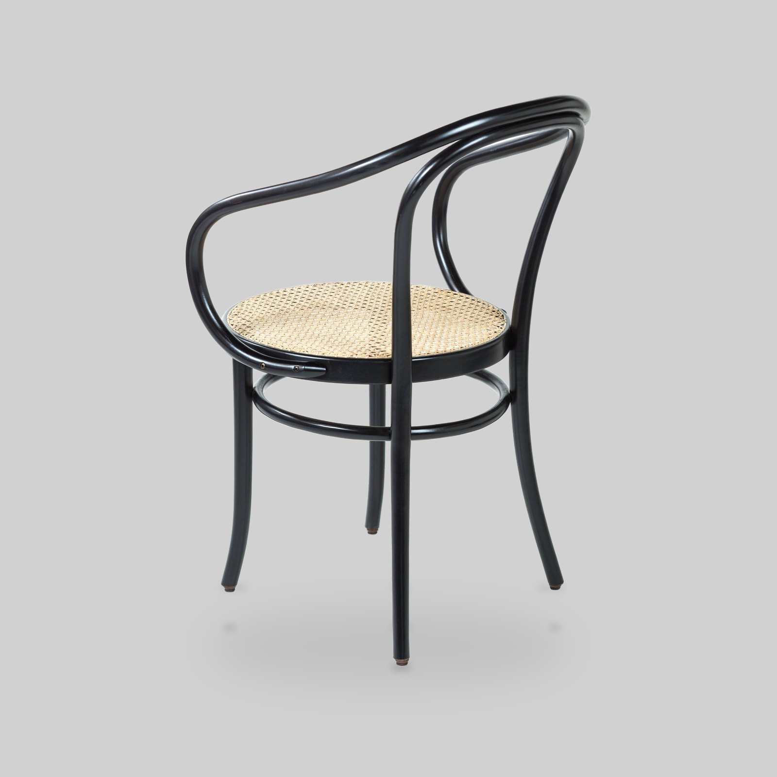 No. B9 Le Corbusier Cane Seat Arm Chair by Thonet