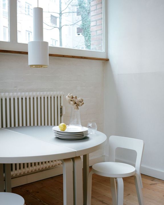 Pendant Lamp A110 "Hand Grenade" by Artek, in situ, view 4