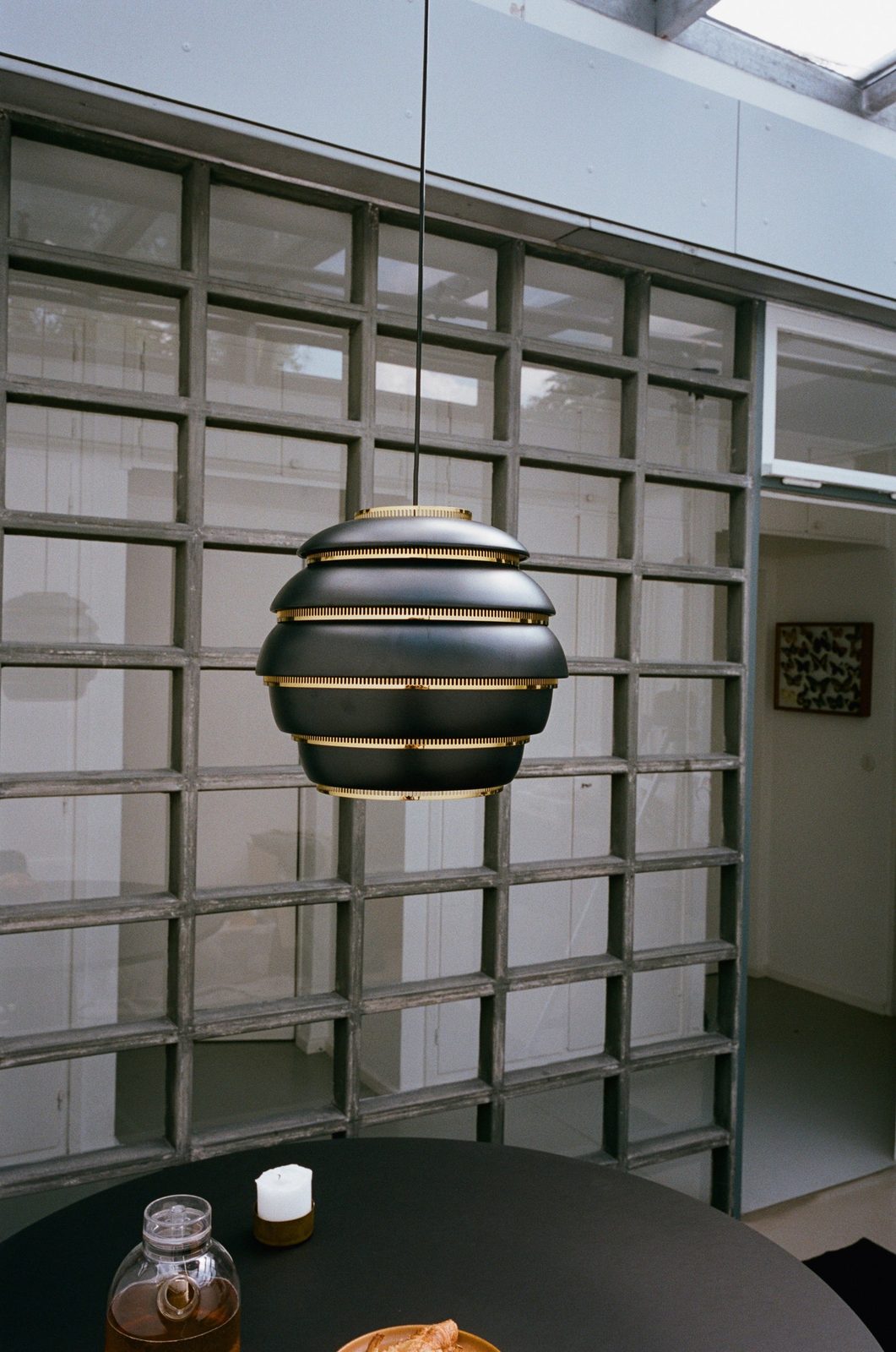 Pendant Lamp A331 "Beehive" by Artek, in situ
