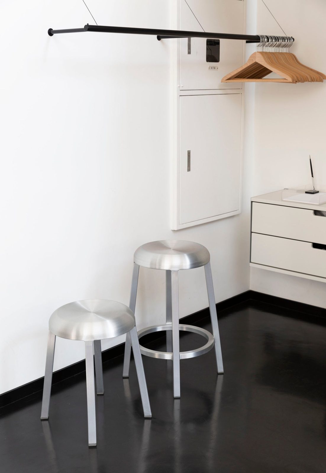 Za Small Stool by Emeco, in situ