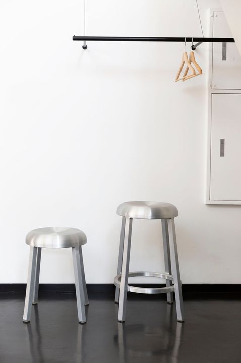 Za Small Stool by Emeco, in situ, view 3